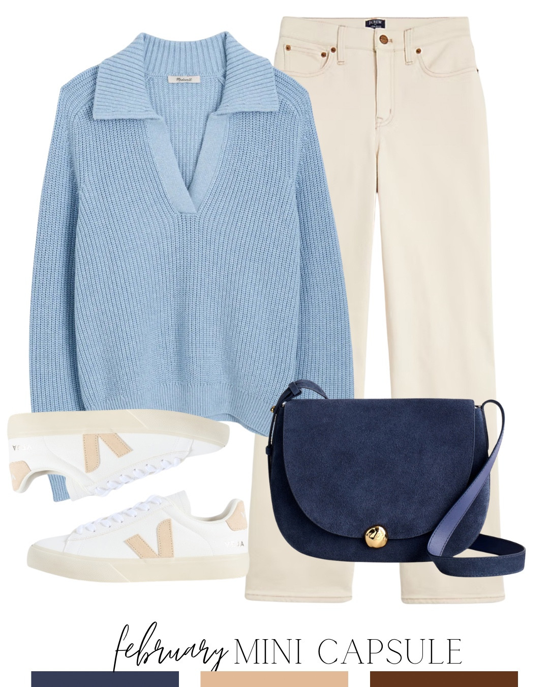 February mini capsule February outfit

#LTKStyleTip #LTKSeasonal #LTKOver40