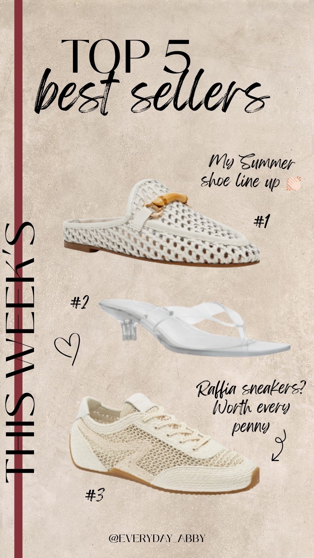 3 shoes i’ll be wearing on repeat this summer! Which ones are you ordering (or have you already ordered😉)?!

#LTKgrwm #LTKootd