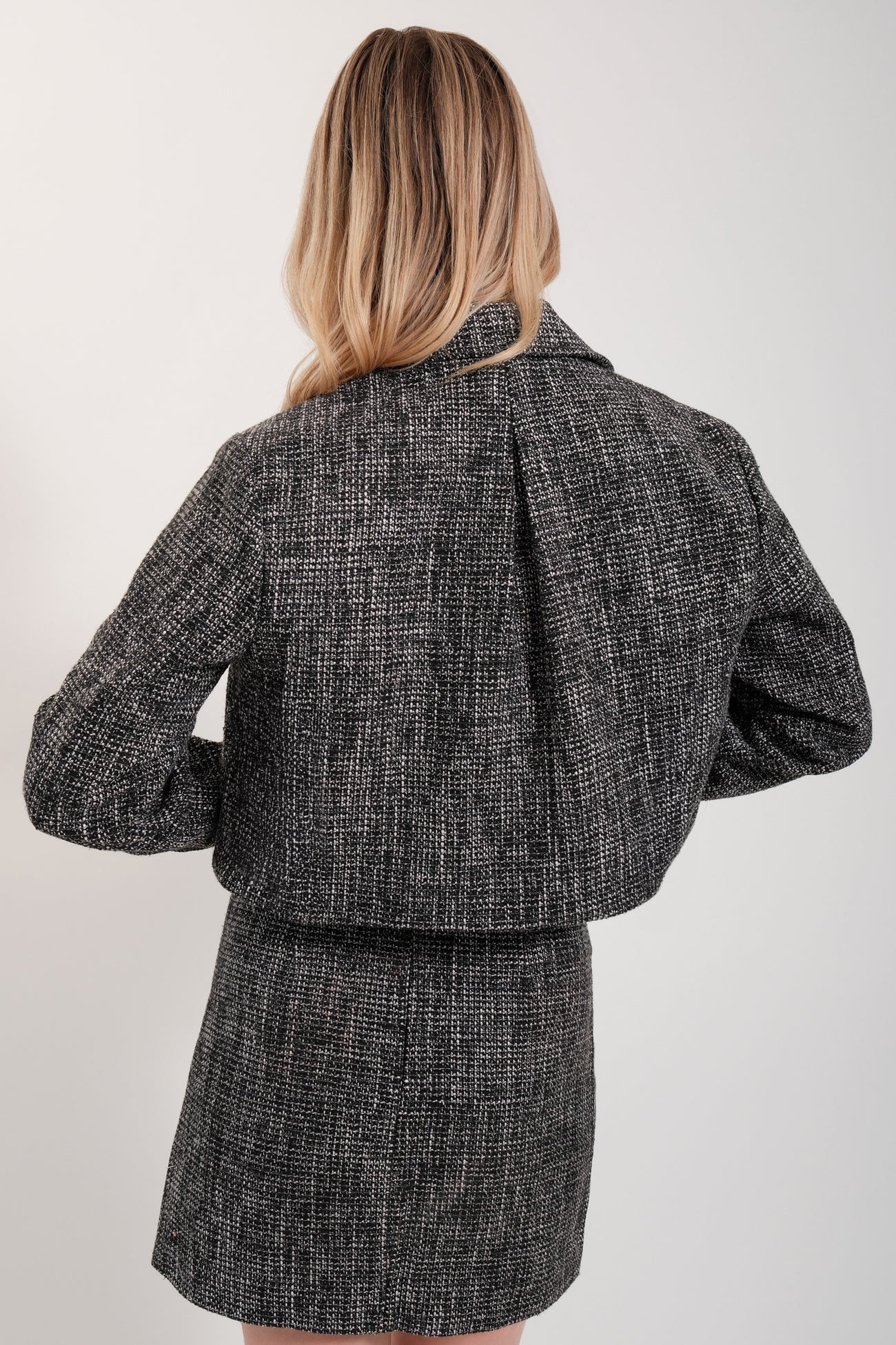 VIVIENNE JACKET TWEED (BLACK OPAL) | CHLOE COLETTE