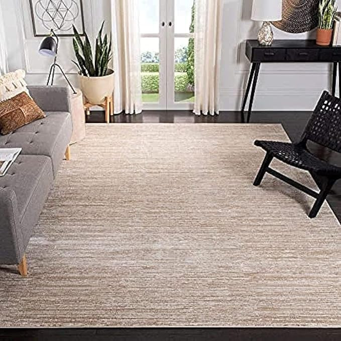 SAFAVIEH Vision Collection 8' x 10' Cream VSN606F Modern Ombre Tonal Chic Non-Shedding Living Roo... | Amazon (US)