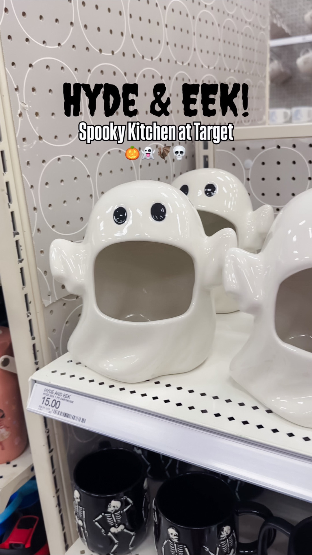 Target really said it’s spooky SZN once it turned August 🎃👻🦇💀 So much Halloween has hit the shelves! A moment for the icon glasses 😍 and the ghost candy jar?! Came home with me immediately!  The coffee mugs aren’t online yet but linked everything else 🫶🏼 I’ll update the mugs when I can!

#LTKHome #LTKSeasonal #LTKmomlife