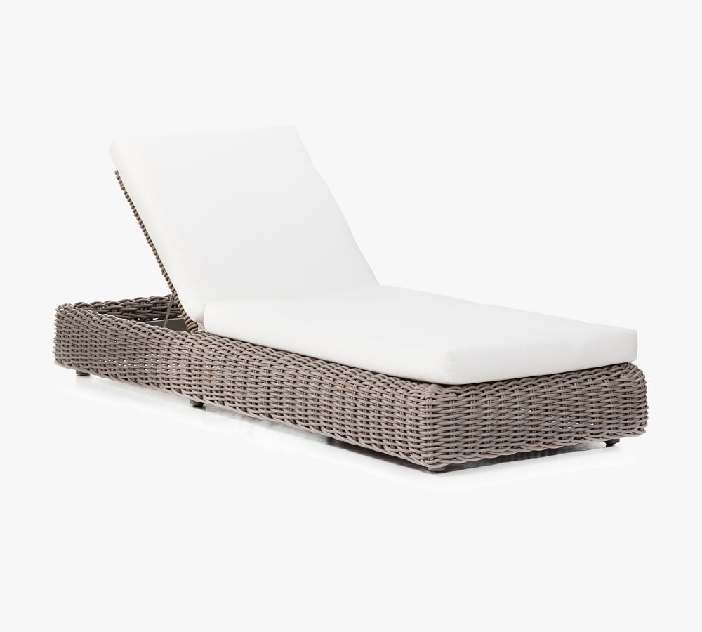 Whitehawk All-Weather Wicker Woven Chaise Lounge | Pottery Barn (US)