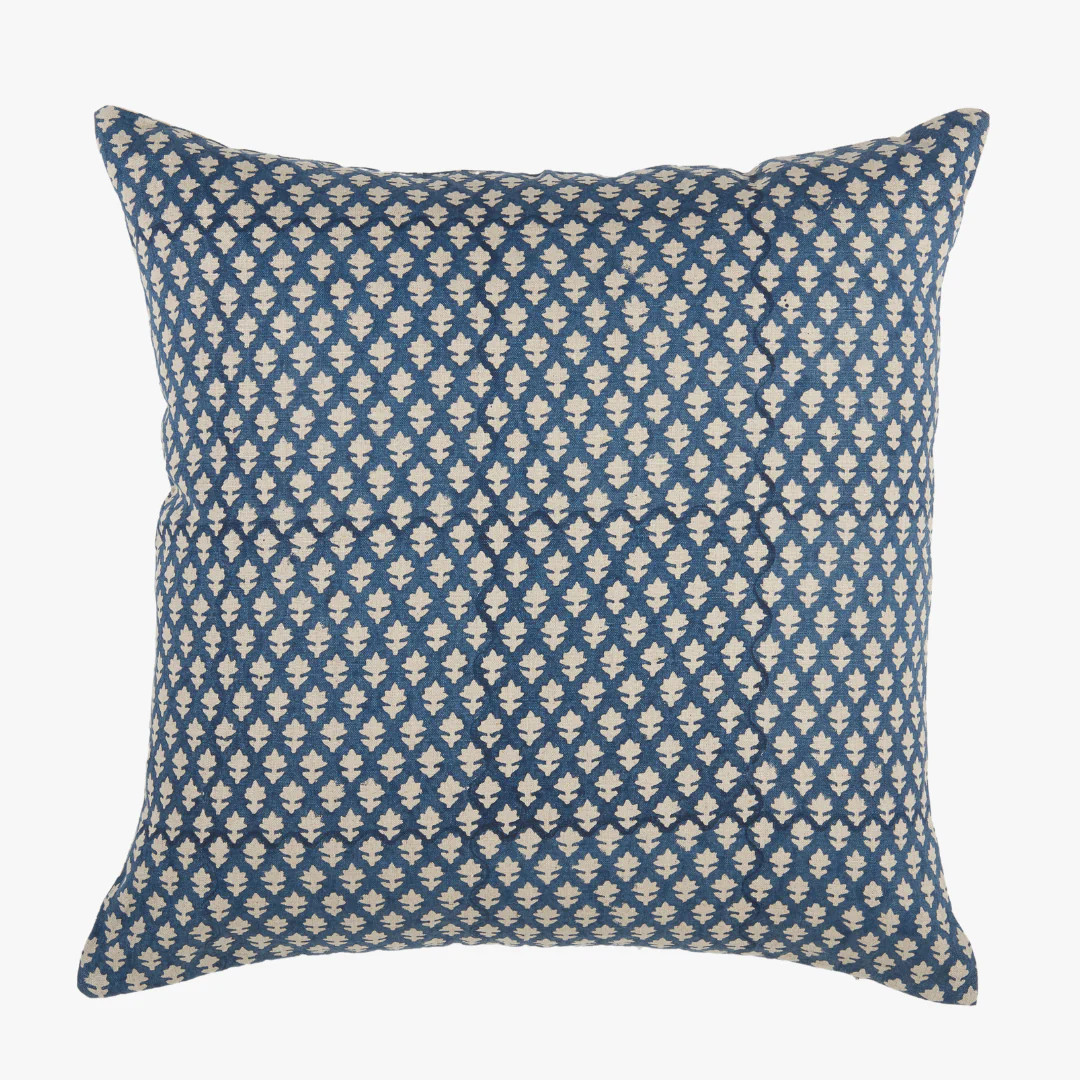 Madrid Indigo Pillow Cover | Dear Keaton