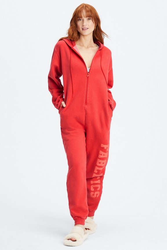 Forever Fleece Hooded Onesie | Fabletics - North America