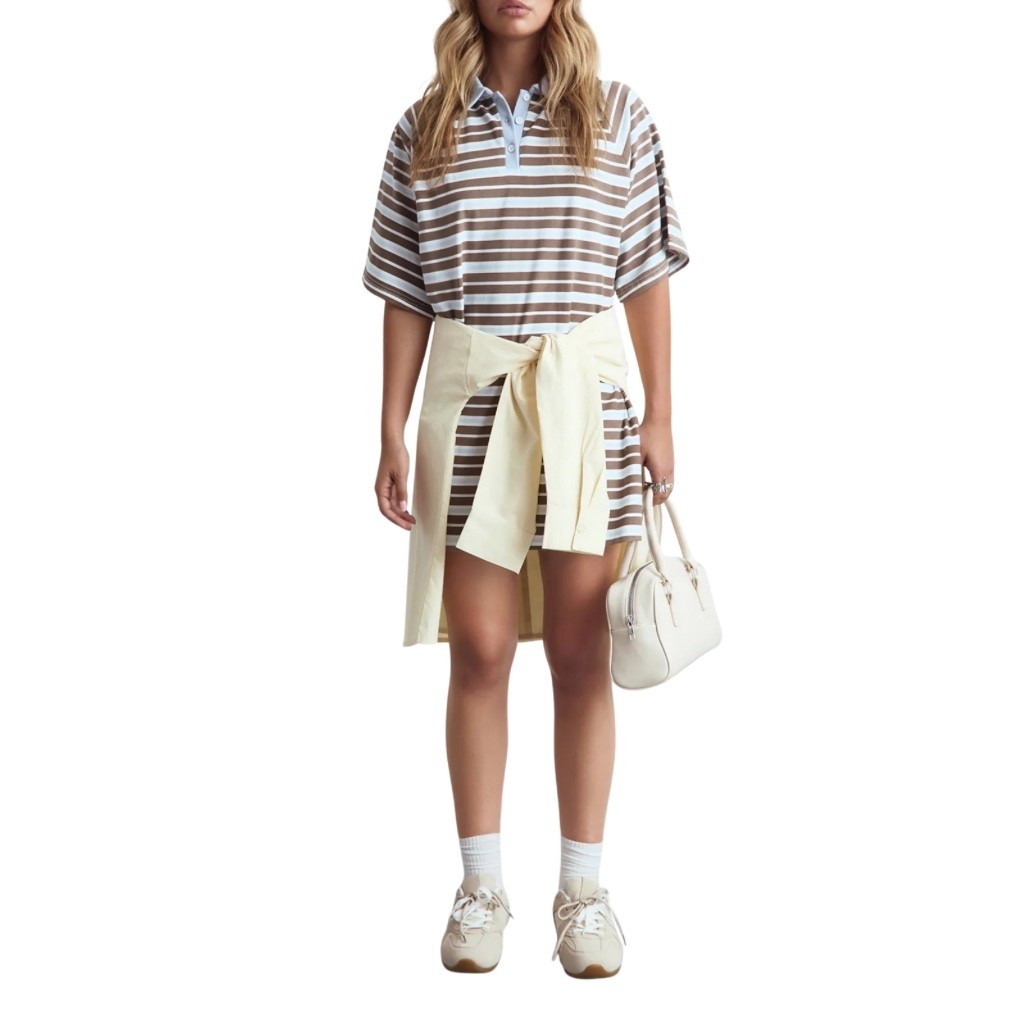 Fall in love with stripes! 🍂 This dress is your ultimate autumn essential. Pair it with sneakers and a cozy socks for the perfect seasonal look! #FallFashion #StripeDress #WardrobeStaple

#LTKSeasonal #LTKStyleTip