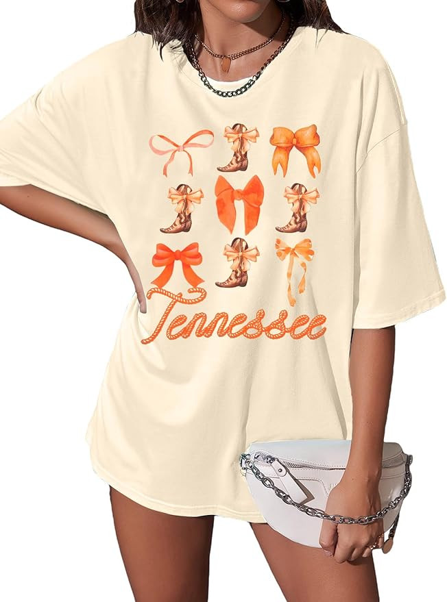 Cowgirl Shirt Women Oversized Western Country Music Shirts Rodeo Graphic Tees Tops Casual Vacatio... | Amazon (US)