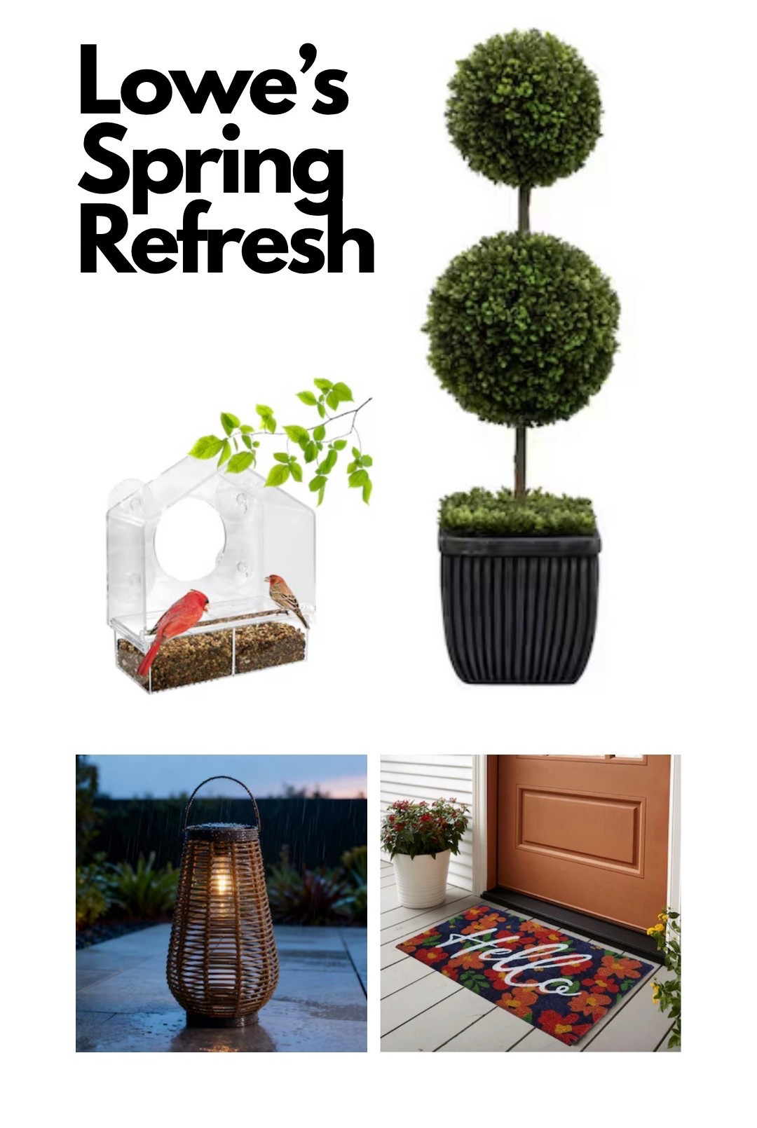 #ad Spring porch refresh from @lowesimprovement  🌿✨ #lowespartner

I swapped out my winter setup for a few easy pieces and it made SUCH a difference - instant spring vibes 🙌

#LTKSeasonal #LTKHome #LTKdayinmylife