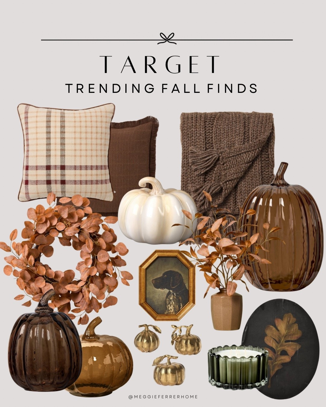 Target is bringing all the cozy vibes this season . 🍂🤎
From moody glass pumpkins to neutral throw pillows and warm textures, these are my favorite fall finds to help you create that layered, cozy look at home.



#TargetHome #FallHomeDecor #TargetFinds #MoodyFallVibes #NeutralHomeDecor #CozyLayeredLook #ModernOrganicHome #LTKHome #FallRoundup

#LTKFindsUnder100 #LTKHome #LTKSaleAlert
