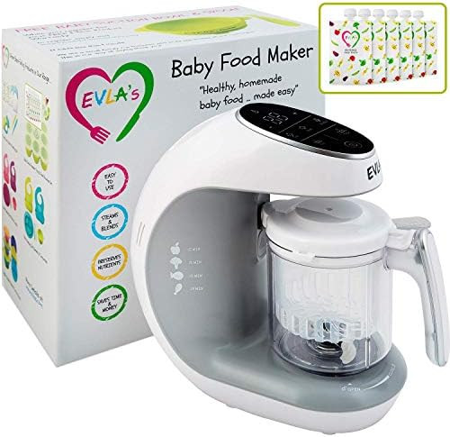 Baby Food Maker | Baby Food Processor Blender Grinder Steamer | Cooks & Blends Healthy Homemade B... | Amazon (US)