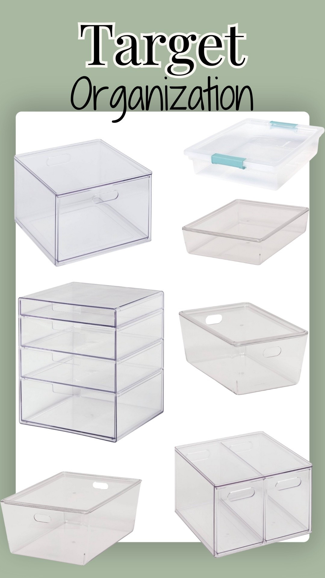 These are my favorite organizers, I use them in my bathroom and medicine cabinet- when they are clear you can easily find what you’re looking for! 

#LTKHome #LTKmomlife #LTKFindsUnder50