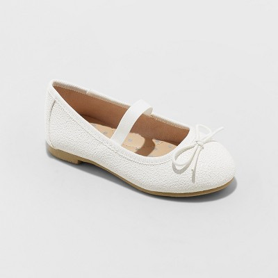 Toddler Girls' American Girl Becca Ballet Flats - Cat & Jack™ White | Target