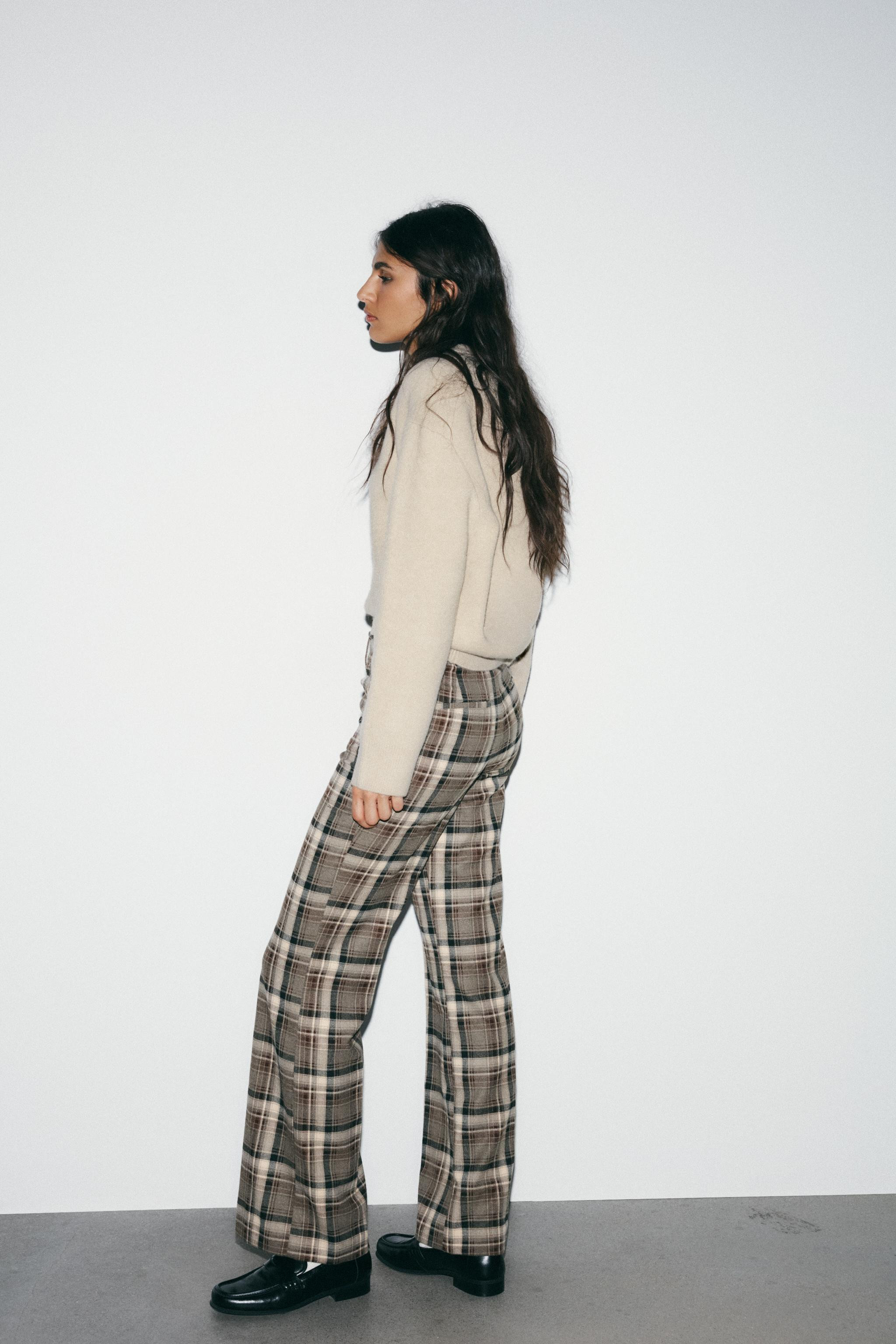 CHECKED TROUSERS | Zara UK