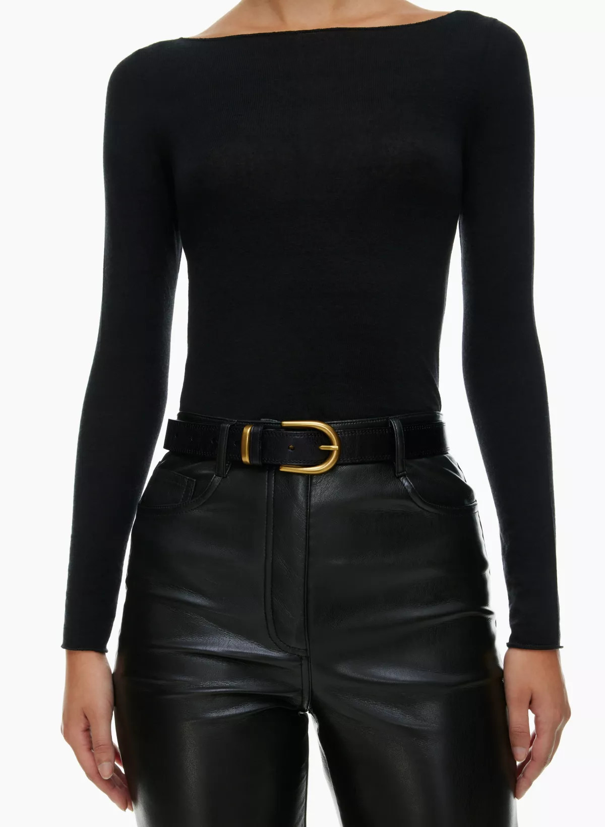 ACCENT LEATHER BELT | Aritzia