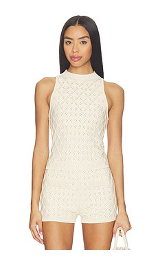 DEVON WINDSOR Renatta Tank Top in Pebble from Revolve.com | Revolve Clothing (Global)
