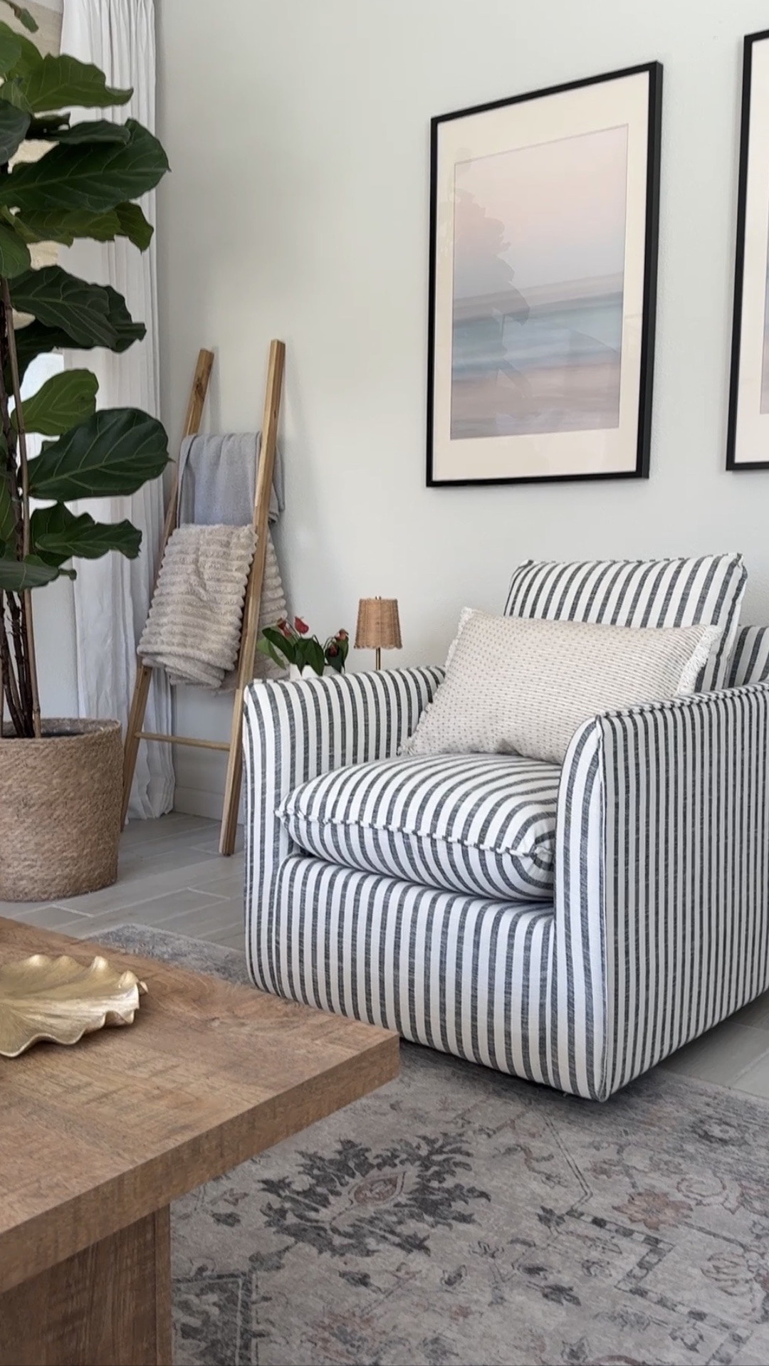 I’m a sucker for stripes 😍

Coastal aesthetic 
Living room
Swivel chair
Accent chair

#LTKMothersDay #LTKHome #LTKSeasonal