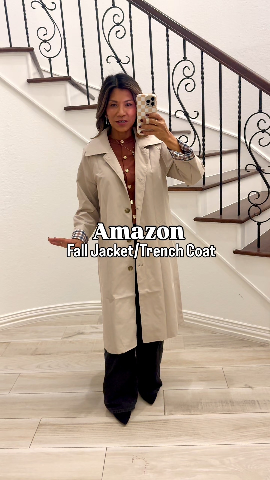 I’m 5’2” 118#ish for reference 
Trench Coats in Khaki and Camel in small 
Cardigan  top in small tts in Brown; black jeans I sized down to 25; black boots I’m wearing fit tts.


All Accesories I’m wearing are also linked.
Amazon finds, fall outfits,fashion over 40, over 50 style, midlife fashion, petite fashion,midlife fashion, affordable fashion, fashion over40 

#LTKPetite #LTKOver40 #LTKFindsUnder50

#LTKFindsUnder50 #LTKStyleTip #LTKPetite