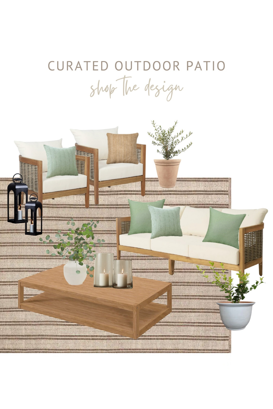 Shop the design for our outdoor patio!

Outdoor sofas, outdoor chairs, outdoor rugs, patio ideas, patio design, outdoor decor, outdoor furniture

#LTKxWalmart #LTKHome #LTKSeasonal
