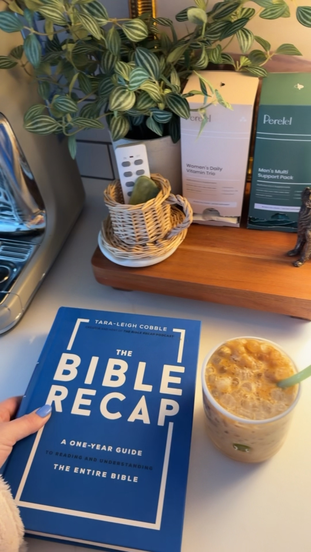 Keeping the Bible recap right by the coffee machine is helping me read it everyday! 

#LTKstorytime #LTKdayinmylife #LTKHome
