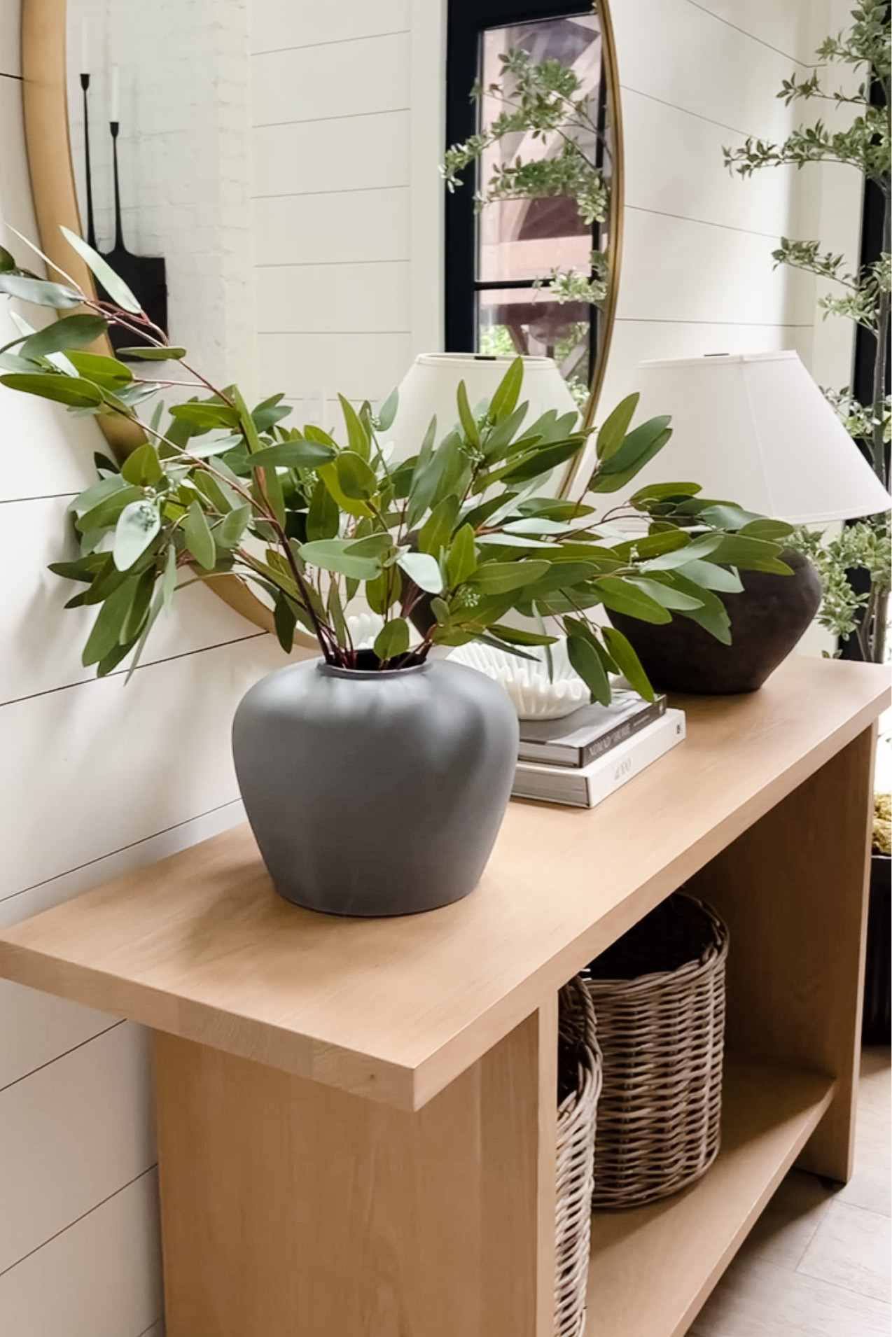 The faux eucalyptus stems are so good and a fraction of the price of the ones from Afloral.  I use these all throughout the year and love them during the holidays.  Only $24 for 3 stems! 


Amazon finds, look for less, living room styling, console table, home decor

#LTKhome #LTKunder50 #LTKstyletip