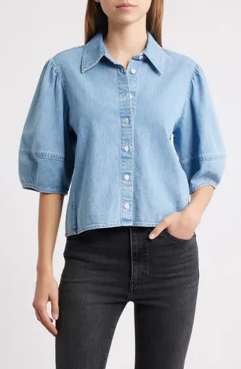 FRAME The Lantern Chambray Button-Up Shirt | Nordstrom | Nordstrom
