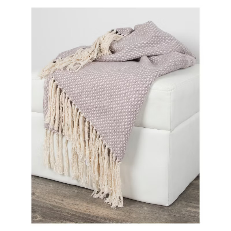 50"x60" Crosshatch Throw Blanket - Rizzy Home | Target