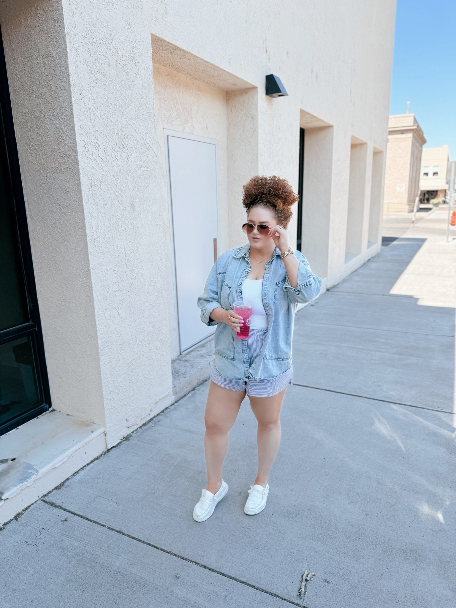 🍂 Fall transition fits are all about balance 👏 Pairing these comfy boxer shorts with layers makes it perfect for those in between temps 🙌 Cozy up top, breezy on bottom… yes please!🤩
amazon tank top | amazon white tank top | target boxer shorts | boxer shorts outfit | boxer shorts style | striped boxer shorts | target striped boxer shorts | hey dudes | women’s hey dudes | white hey dudes | travel outfit | amazon travel outfit | amazon fashion | amazon finds | amazon look | amazon outfit | summer outfit | summer look | summer fashion | summer finds | summer outfit inspo | summer  fashion inspo | summer 2025 | summer outfit  | casual outfit  | casual outfit inspo | Amazon basics | lounge ready | relaxed vibe | cozy feel | go to boxers | denim shacket | target denim shacket | pearl snap denim shacket 

#LTKStyleTip #LTKMidsize #LTKautumn