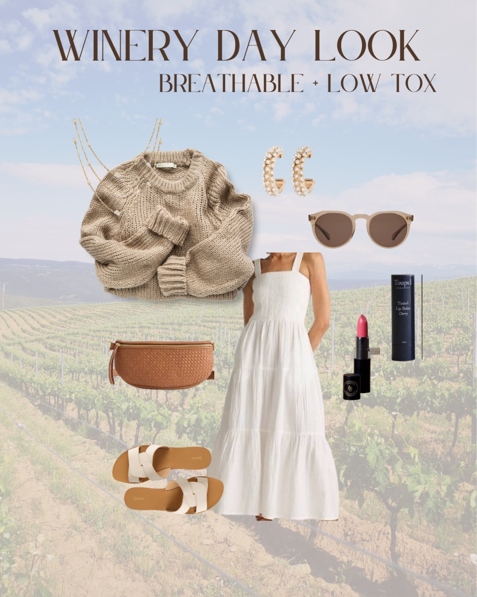 Wine country style but make it low-tox 🍷✨
I’ve been leaning into natural fibers for trips like this—think breathable, effortless, and timeless. Whether you’re headed to Napa or just a local winery, these pieces feel just as good as they look.

#lowtoxliving #naturalstyle #capsulewardrobe #wineryoutfit #slowfashion

#LTKmomlife #LTKTravel #LTKootd