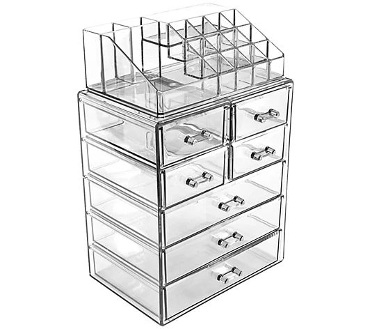 Sorbus 7-Drawer Makeup and Jewelry Storage Case - QVC.com | QVC