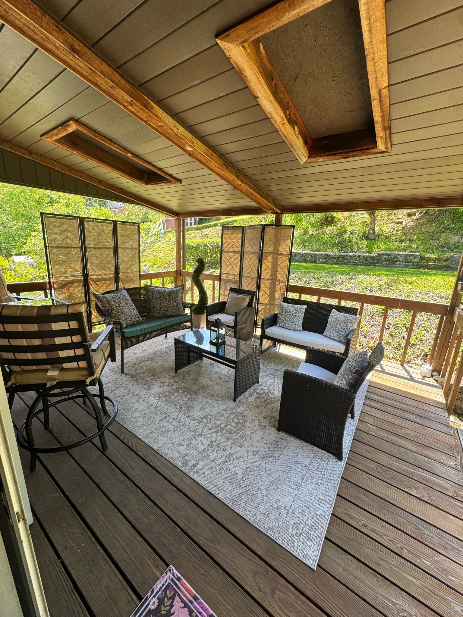 Affordable patio set with

#LTKdayinmylife #LTKHome #LTKselfcare