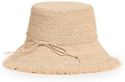 Hat Attack Women's Packable Raffia Bucket Hat | Amazon (US)