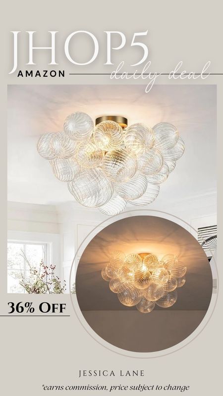 Amazon daily deal, save 38% on this gorgeous modern bubble flush mount ceiling light.Modern lighting, modern bubble light, flush mount lighting, office light fixture, Amazon lighting, Amazon deal

#LTKsalealert #LTKhome #LTKstyletip