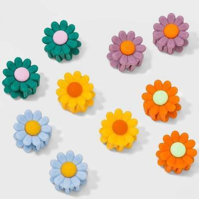 Daisy Claw Hair Clip Set 10pc - Wild Fable™ | Target