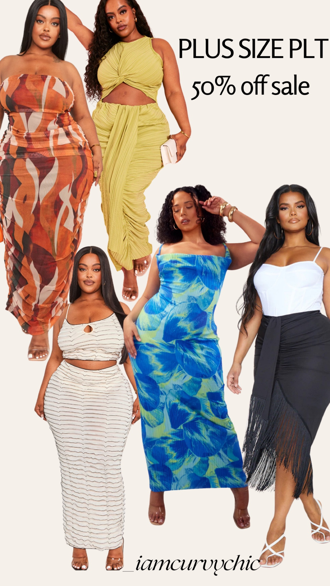 PLT 50% off Plus Size styles 
Perfect for your next vacation 

Resort wear, Plus size outfit, plus size dresses, vacation outfit


#LTKplussize #LTKfindsunder50 #LTKstyletip