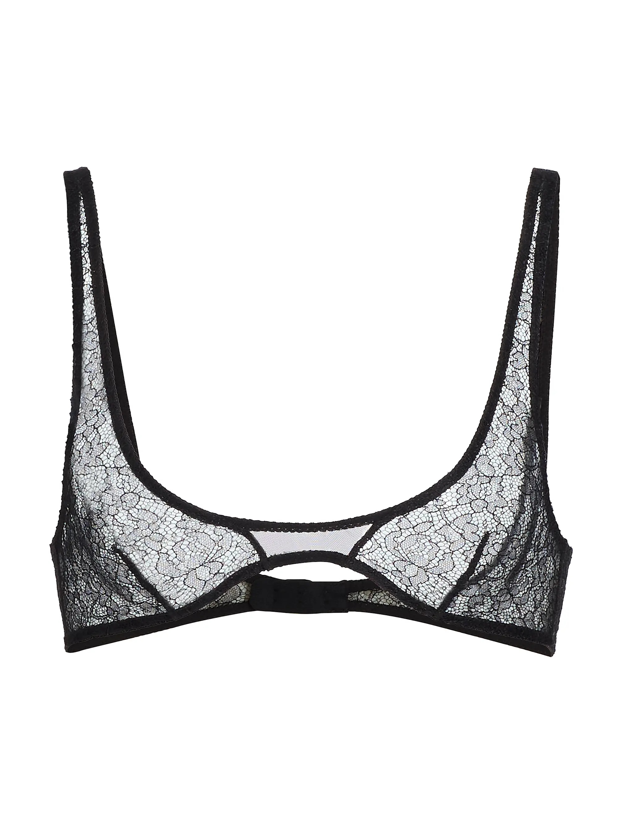 Petite Fleur Lace Scoopneck Bra | Saks Fifth Avenue