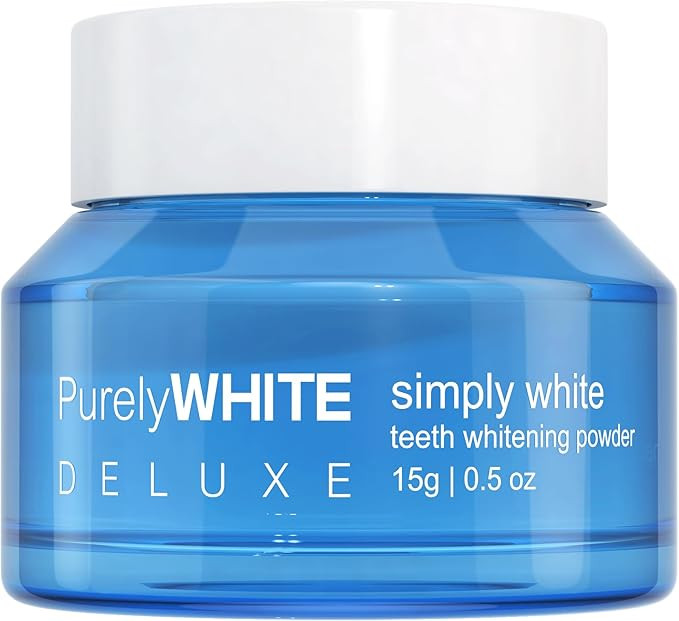 PurelyWHITE DELUXE, Whitening Powder - Removes Stains, No Sensitivity - Enamel-Safe Toothpaste Wh... | Amazon (US)