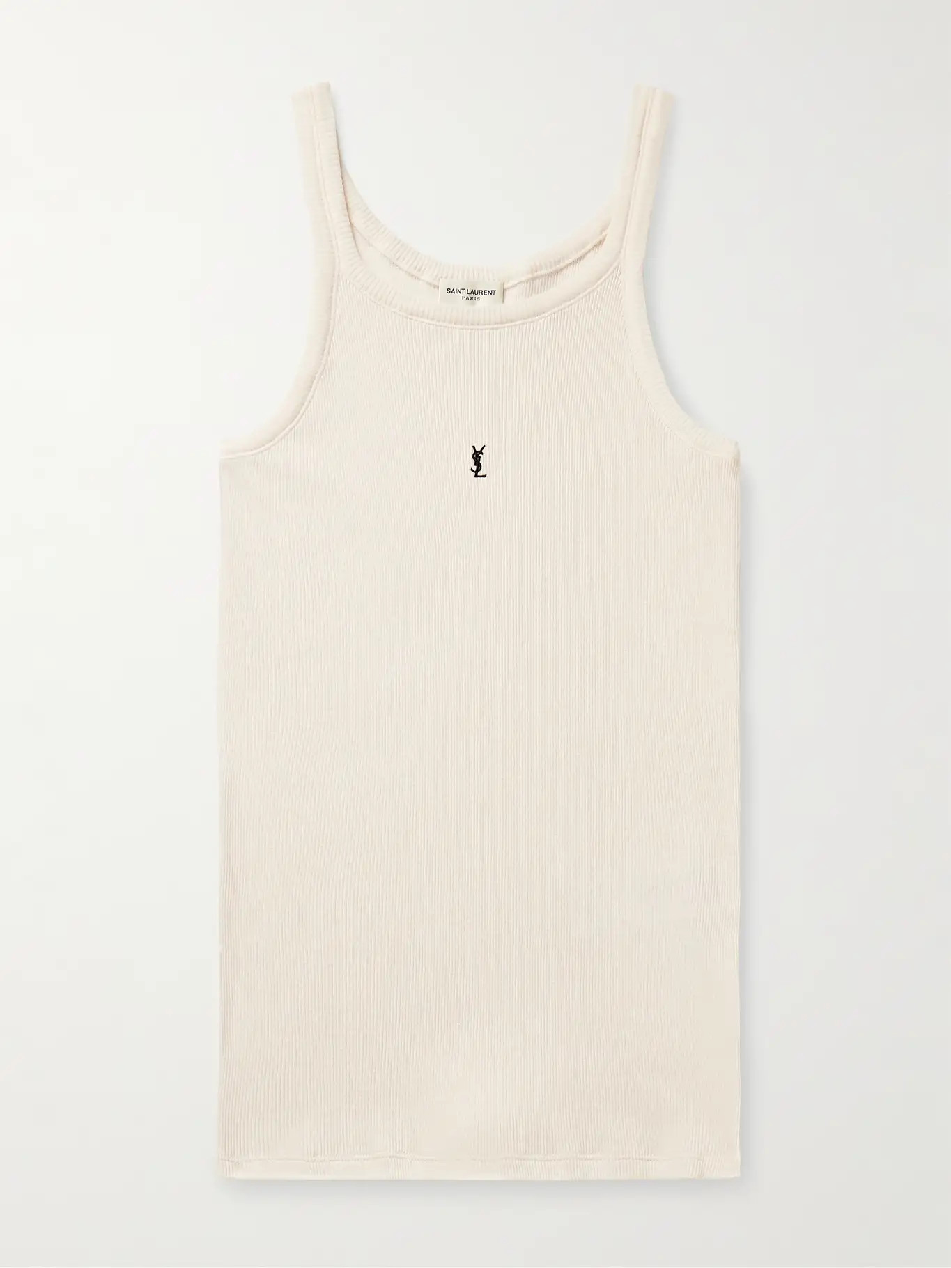 Slim-Fit Logo-Embroidered Ribbed Cotton-Jersey Tank Top | Mr Porter (US & CA)