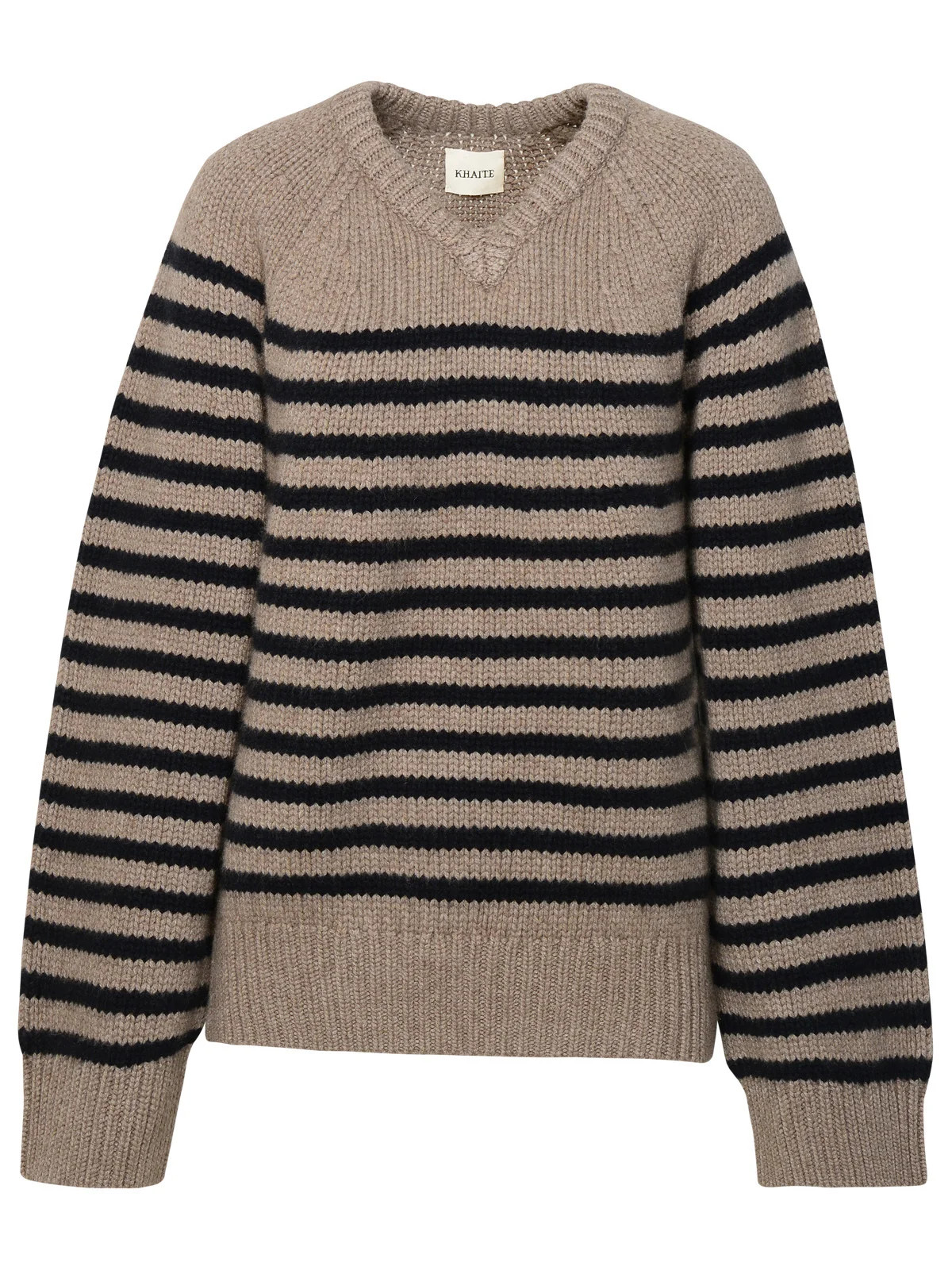 Khaite The Nalani Striped Crewneck Jumper | Cettire Global