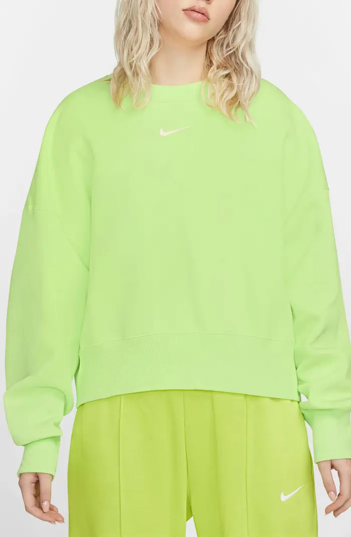Nike Phoenix Fleece Crewneck Sweatshirt | Nordstrom | Nordstrom