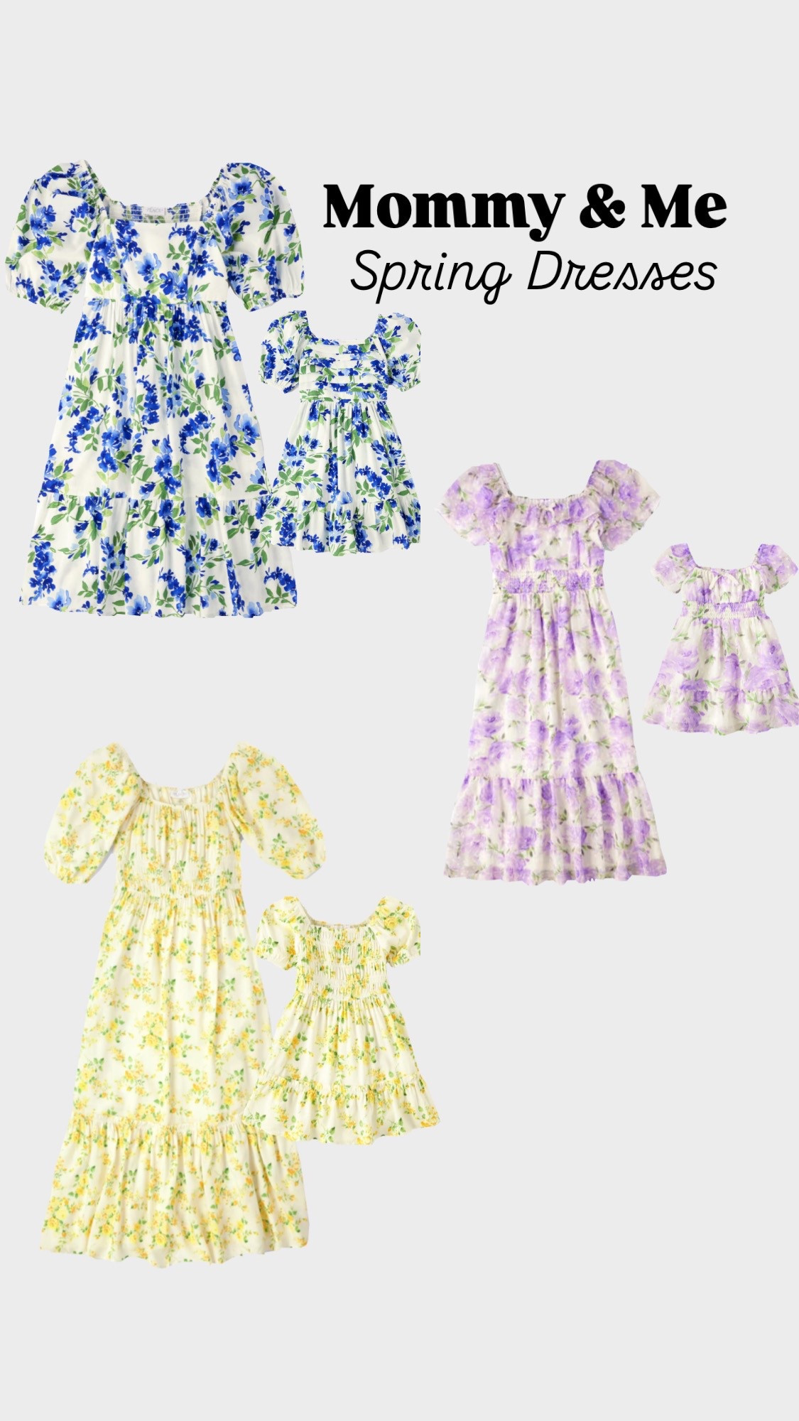 Mommy & Me Spring Dresses 

#springsale #springdresses #springdress #ltkunder50 

#LTKSeasonal #LTKFamily #LTKFindsUnder50