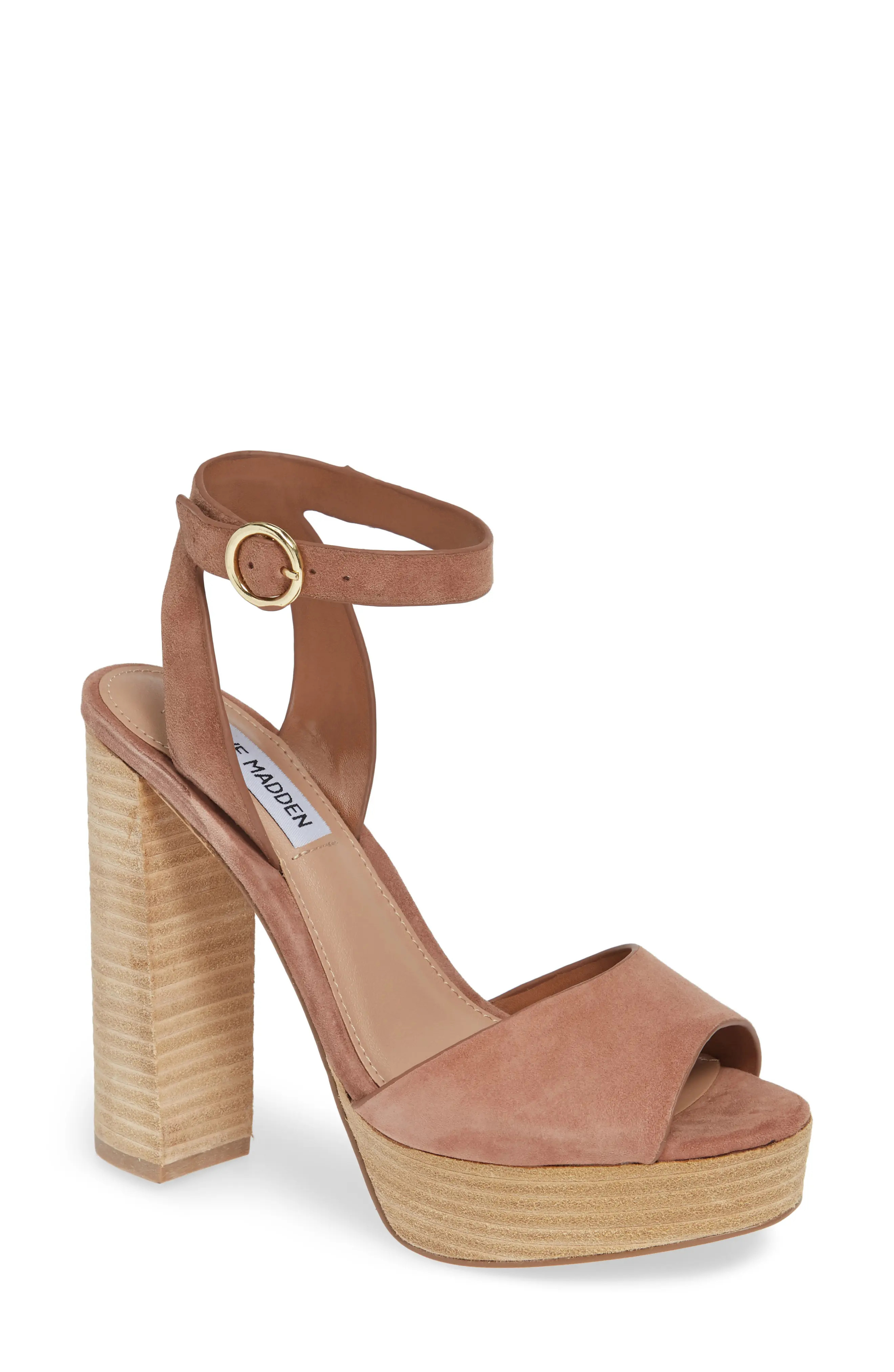 Women's Steve Madden Madeline Platform Sandal, Size 5.5 M - Brown | Nordstrom