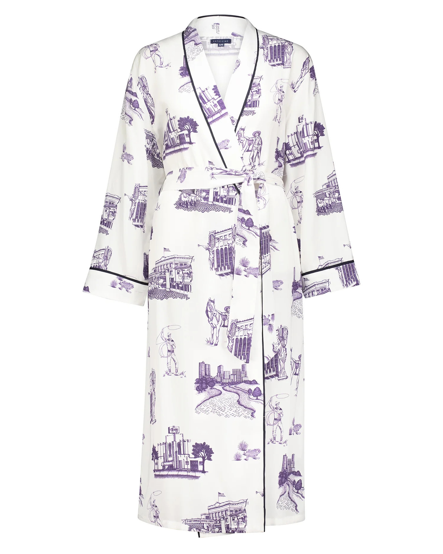 Fort Worth Toile Robe | Katie Kime Inc