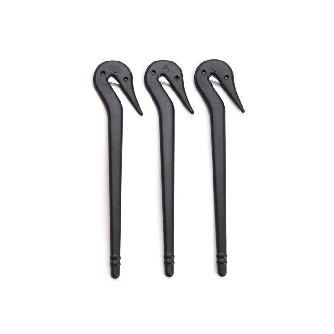 Kitsch 3pc (Black) Elastic Hair Tie Cutter Tool - Elastic Rubber Band Cutter for Hair Ties, Hair ... | Amazon (US)