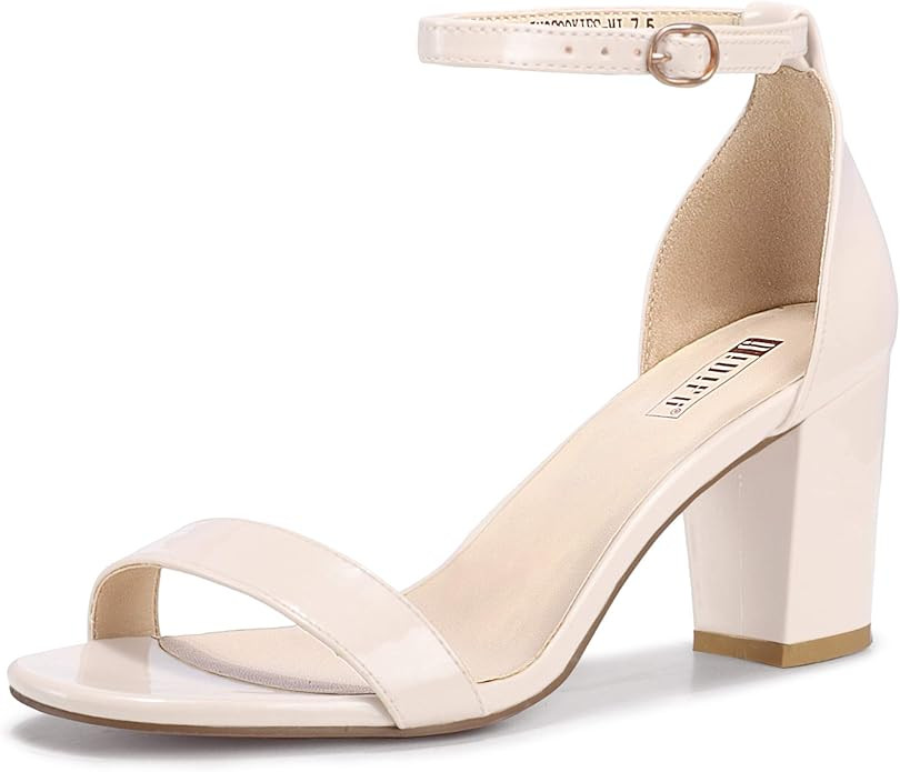 IDIFU Women's 3 Inch Heel Sandals for Women | Amazon (US)