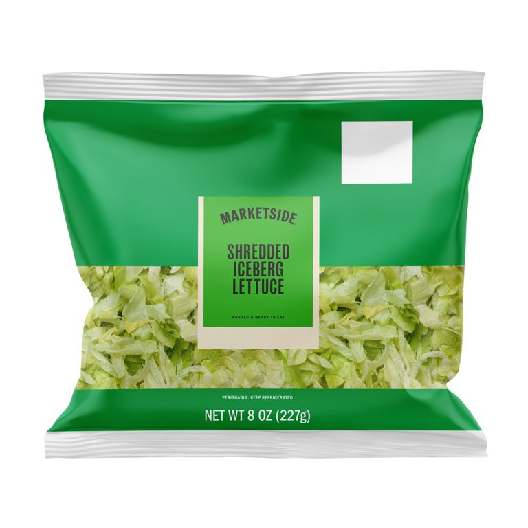 Marketside Fresh Shredded Iceberg Lettuce, 8 oz, Bag | Walmart (US)