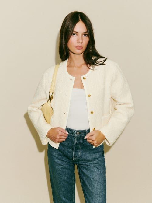 Dale Cropped Jacket | Reformation (Global)
