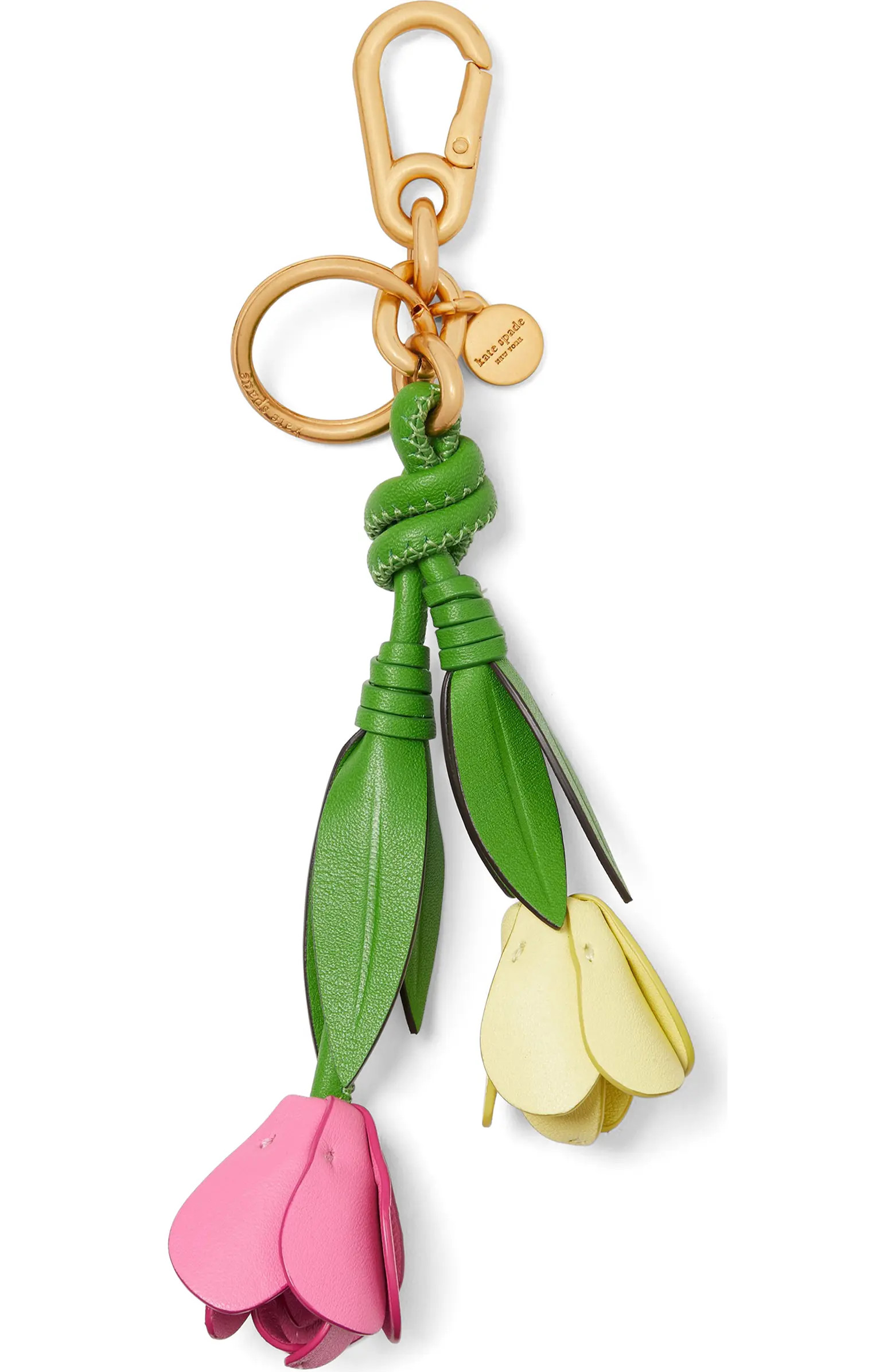 leather tulip key fob | Nordstrom