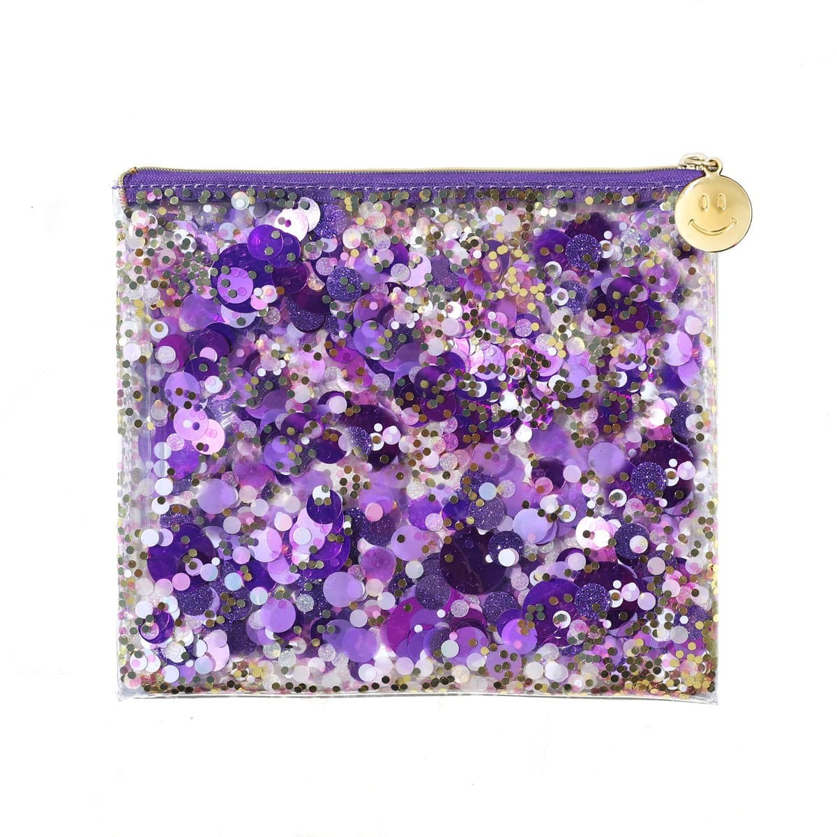 Spirit Squad Purple Crush Confetti Everything Pouch | Packed Party