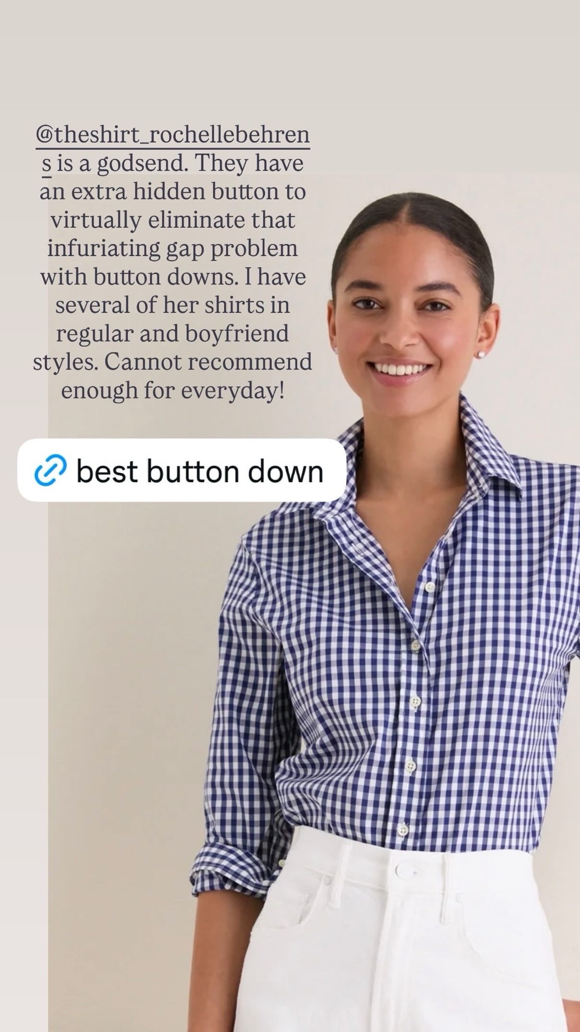 Tuckernuck Family and Friends Sale Pick - Rochelle Behrens boyfriend style shirt