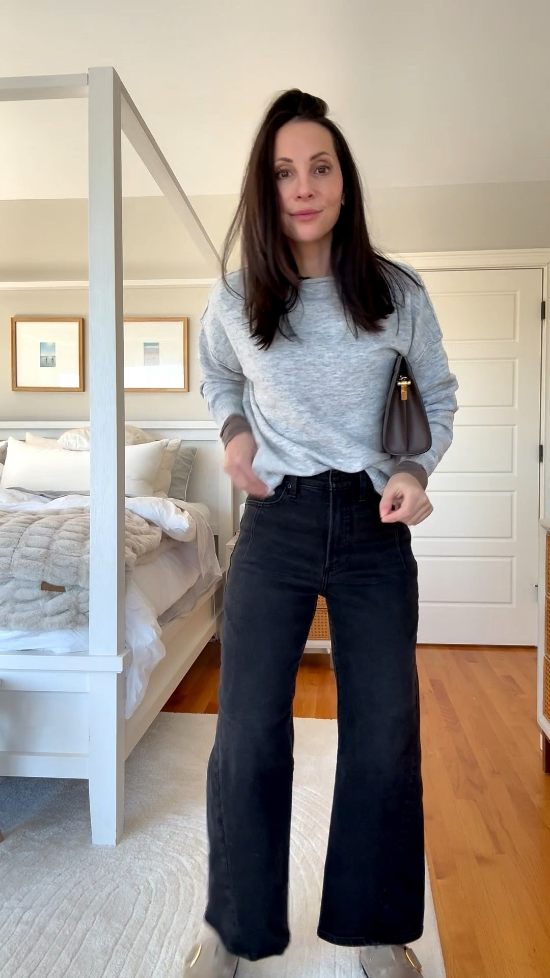 Size down one size in the jeans - they run a little big. Sweater is so soft and cozy- highly recommend! 



#LTKdayinmylife #LTKootd #LTKgrwm