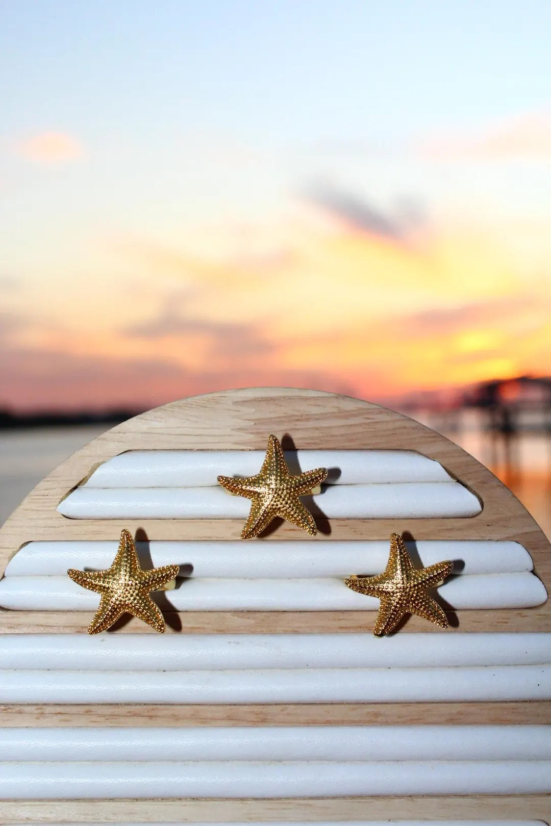 Stainless Steel Gold Chunky Statement Starfish Ring - Etsy | Etsy (US)